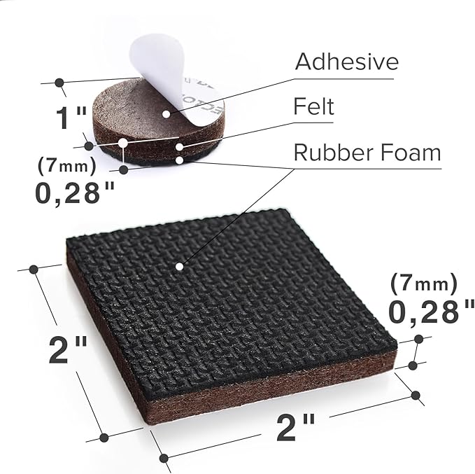 Non Slip Furniture Pads X-PROTECTOR 48 PCS - Image 3