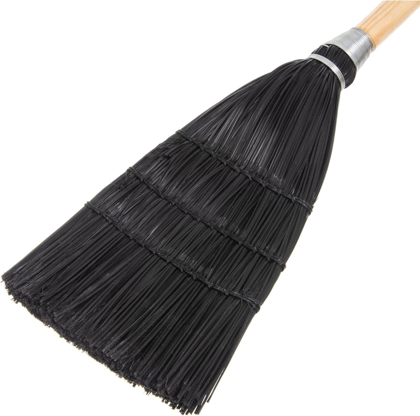 Carlisle FoodService Products CFS Synthetic Corn Black Toy/Lobby Broom - 1 Each.