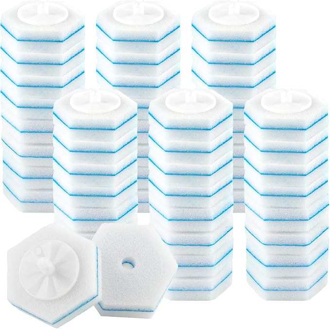 50 Pcs Disposable Toilet Brush Refills, Toilet Bowl Cleaning Wand Refills by Unknown