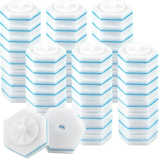 50 Pcs Disposable Toilet Brush Refills, Toilet Bowl Cleaning Wand Refills by Unknown