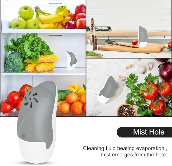 Asltw Upgrade Cute Fridge Deodorizer, Dolphin Fridge Cleaner, Freezer Odor - Image 5