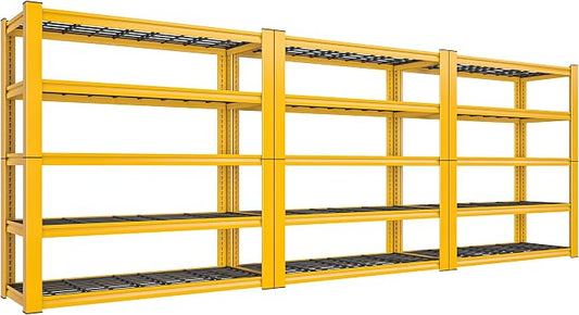 REIBII 72''H Garage Shelving 3010 LBS Storage Shelves Adjustable Metal Shelving by REIBII