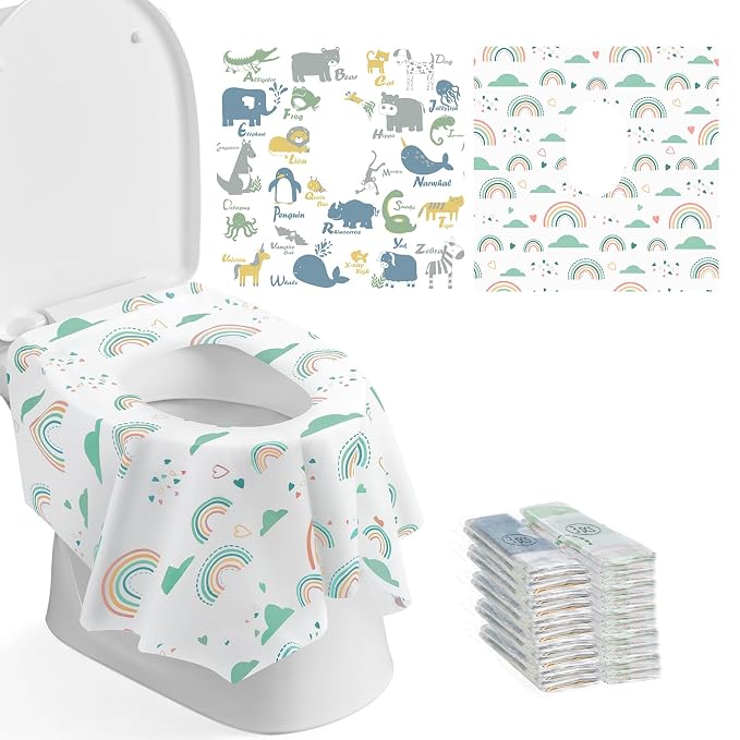 Blissful Diary 30 Pcs Toilet Seat Covers Disposable by ForEveryBabysBetterLife