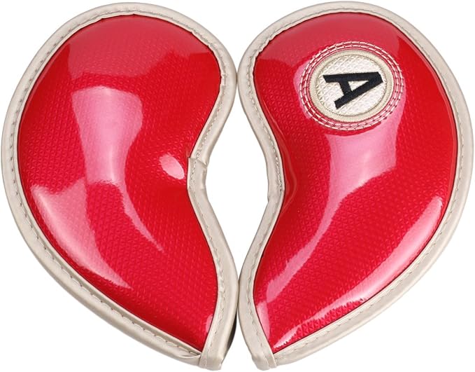 HISTAR 10pcs Crystal Pu Leather Golf Iron Head Covers Set Iron Club Headcover - Image 9