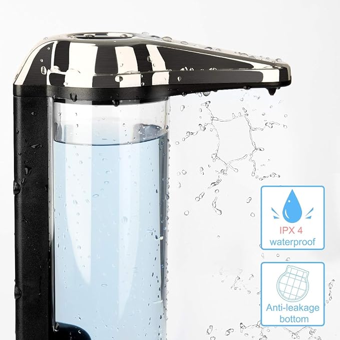 Secura 17oz Automatic Liquid Soap Dispenser, Touchless Battery Operated Hand - Image 6
