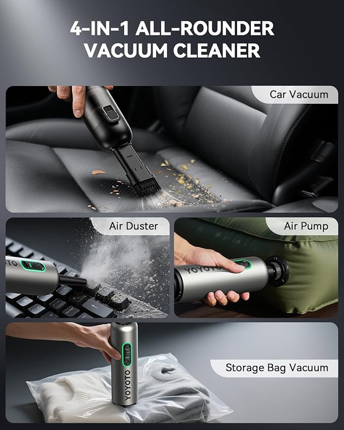Car Vacuum, Handheld Vacuum Cordless - Image 2