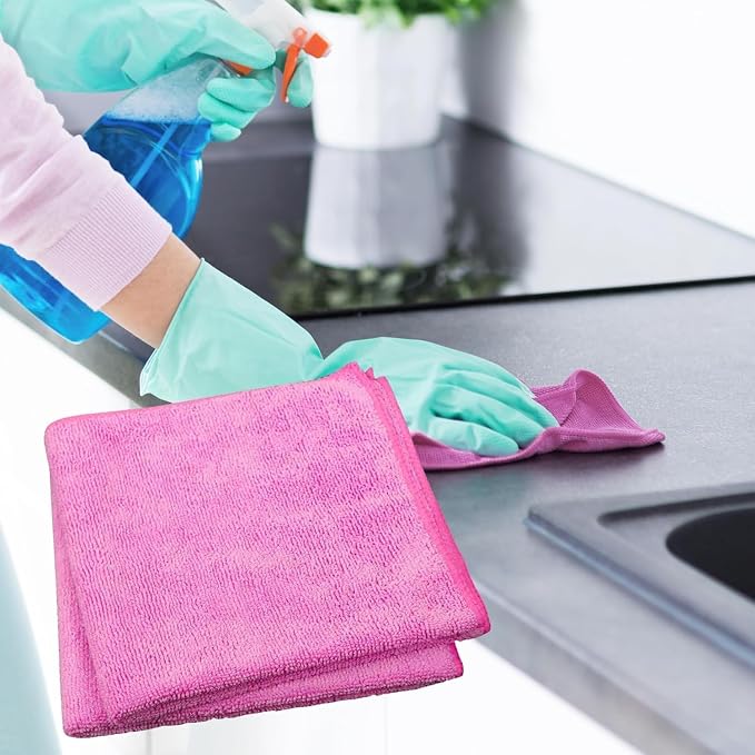 Single Microfiber Cleaning Cloth 40x40 cm - Image 2