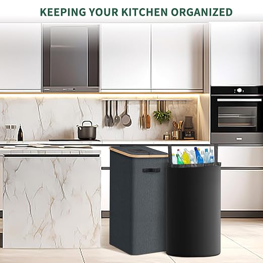 Recycling Bin for Kitchen Indoor Home 26 Gallon, 100L Recycle Bin - Image 7