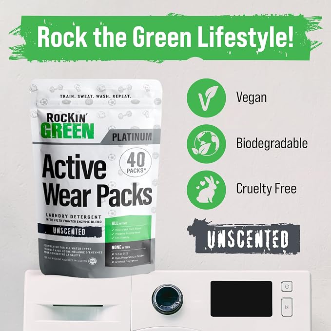 Rockin' Green Laundry Detergent Pods, Plant-based, All Natural, Vegan & - Image 7