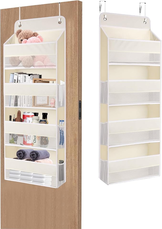 QINGUANG Over The Door Organizer, Hanging Organization and Storage, Behind Door by QINGUANG