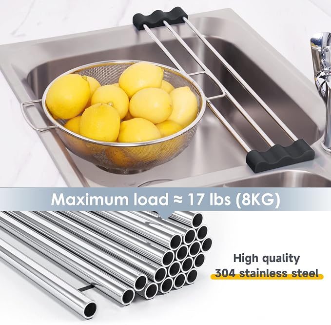 Tomorotec Adjustable Over-The-Sink Kitchen Rack - Image 2