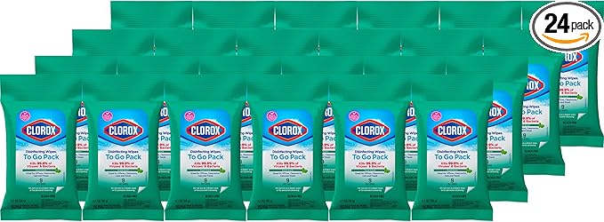 Clorox Disinfecting On The Go Travel Wipes, Fresh Scent by Clorox