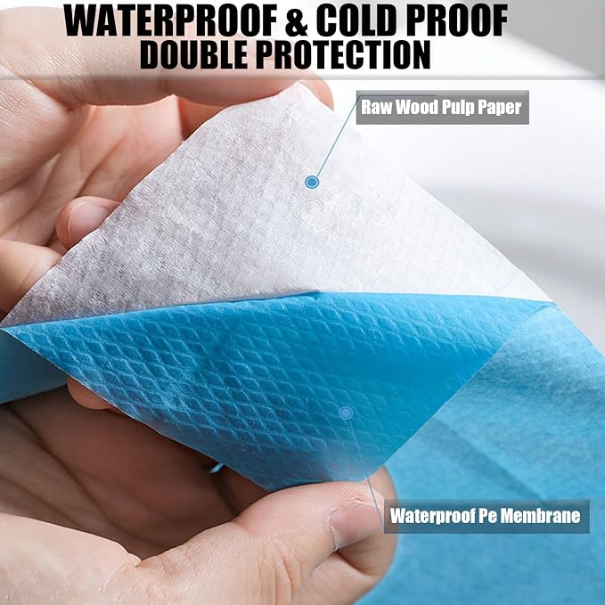80 Pack Toilet Seat Covers Disposable 16x24 Inch XL Portable Toilet Liners - Image 3