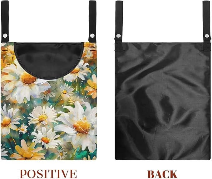 Daisy Clothespin Organizer Bag Shell Beach Clothespin Bags - Image 7