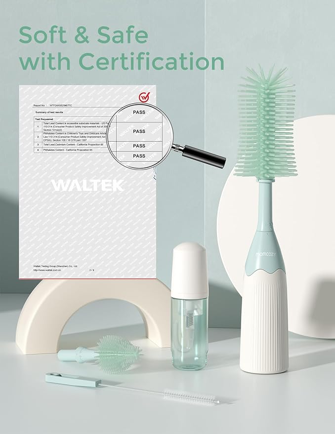 Momcozy Bottle Brush Kit, Innovative Push-Press Design - Image 5