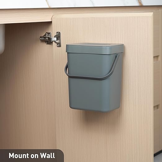 EKO Puro Mini Wall-Mounted Kitchen Trash Can - Image 5