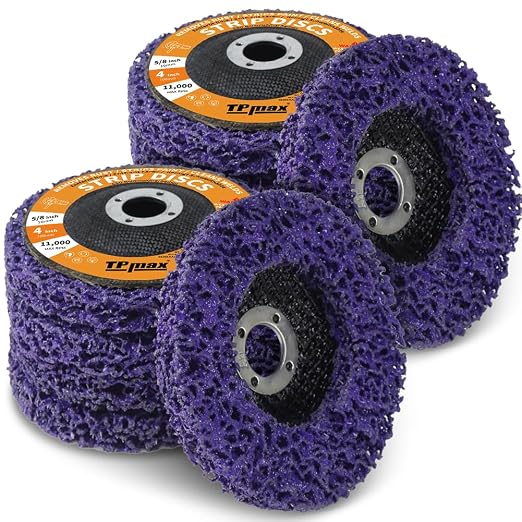 4 inch Stripping Discs Rust Remover Discs Remove Paint and Oxidation 5/8 inch by TPmax