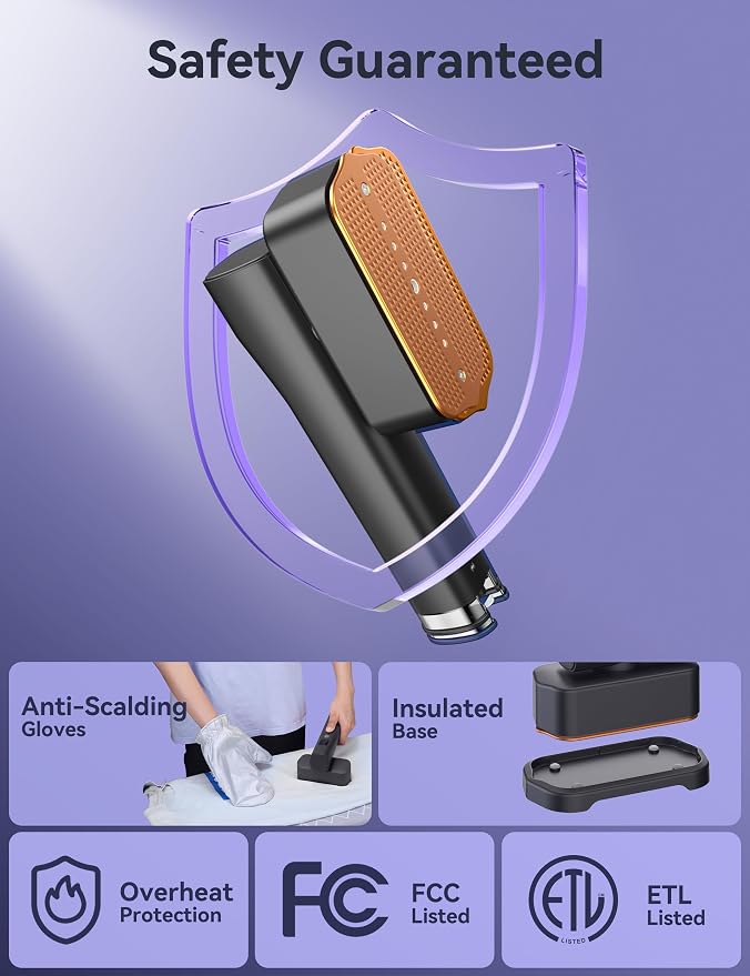 Steamer for Clothes, Sundu Portable 2-in-1 Steamer & Iron, 15s Fast Heat-up - Image 8