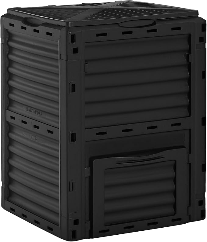 Outsunny Garden Compost Bin 80 Gallon Outdoor Large Capacity Composter Fast by Outsunny