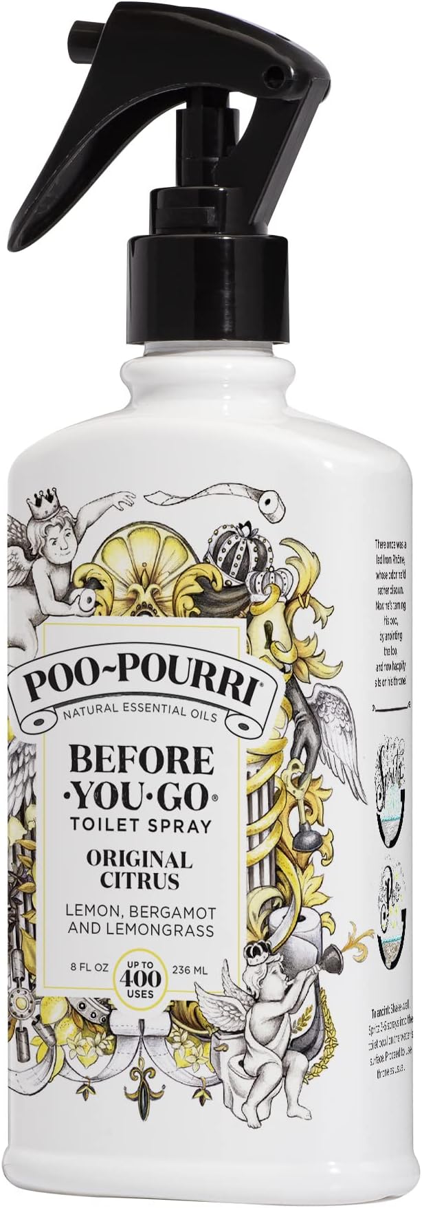 Poo-Pourri Before-You-Go Toilet Spray, Original Citrus, 8 Fl Oz, Bathroom Odor - Image 10