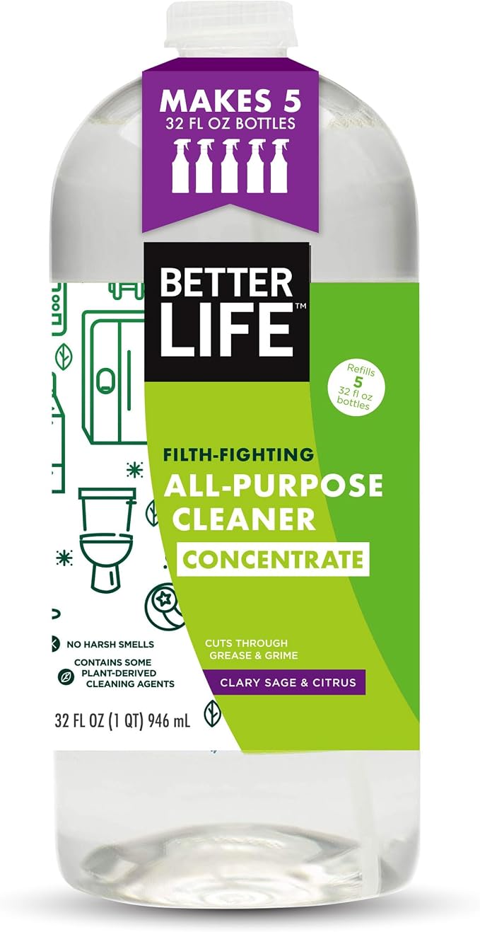 Better Life All Purpose Cleaner Concentrate- Multipurpose Home and Kitchen by BetterLife
