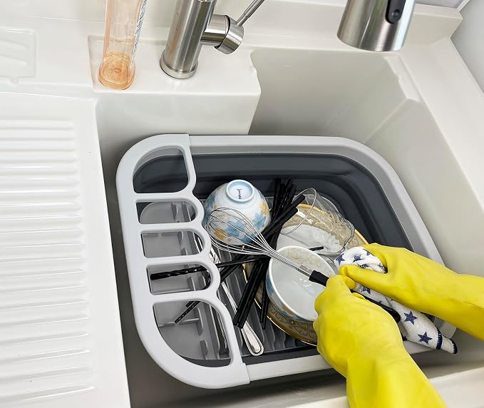 SAMMART 12L Collapsible Dish Drainer - Image 3