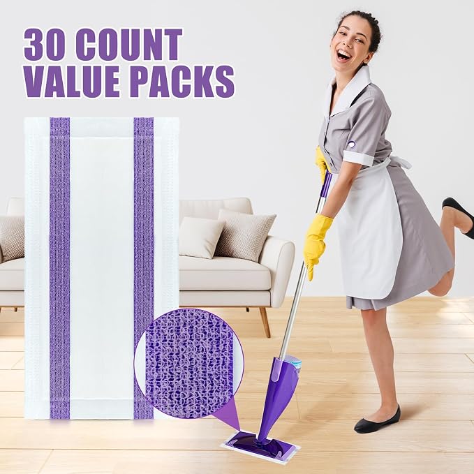 60 Count Disposable Wet Pads Refill - Image 3