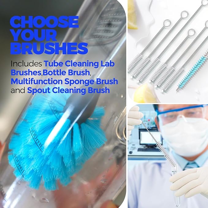 Holikme Bottle Brush Tube Cleaning Lab Set - Image 5