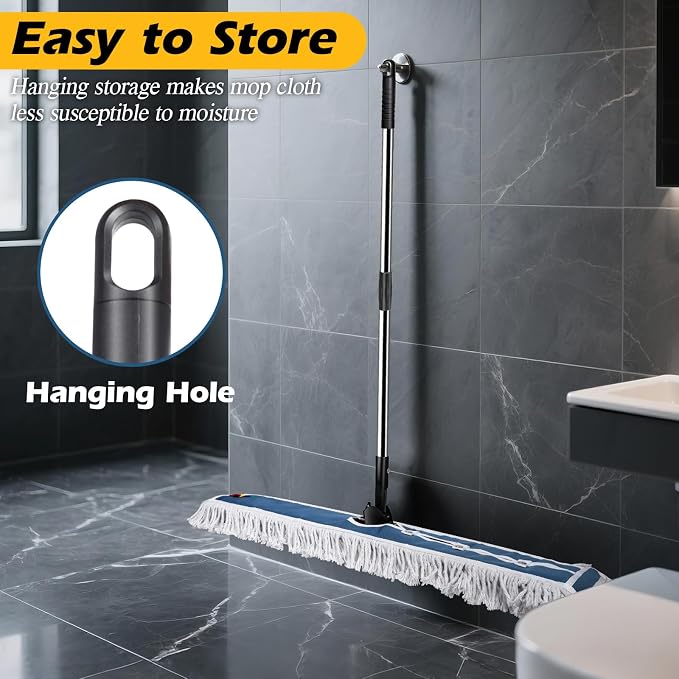 42" Commercial Mop, MASTERTOP Heavy Duty Dust Floor Mop - Image 8