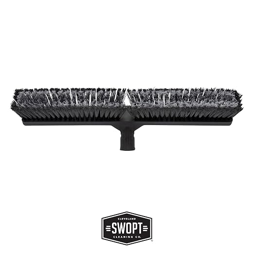 SWOPT 24” Standard Multi-Surface Push Broom Head — Indoor and Outdoor Push - Image 4