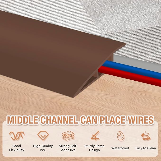 Floor Transition Strip Self Adhesive Vinyl Door Threshold - Image 3
