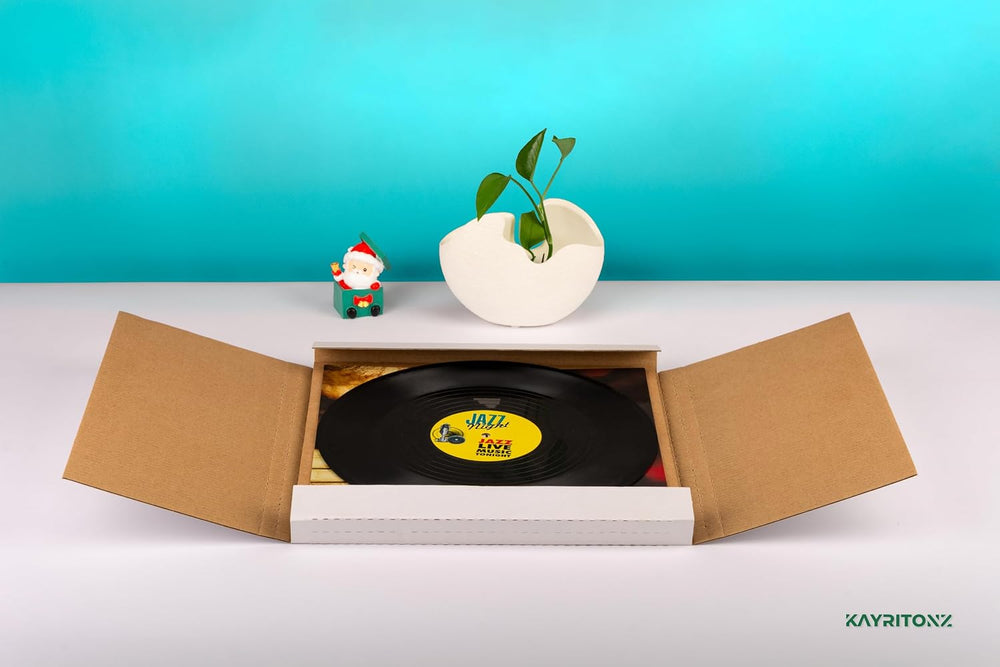 12.8x12.8x1 inch Shipping Boxes, Vinyl Record LP Mailer, 25-Pack