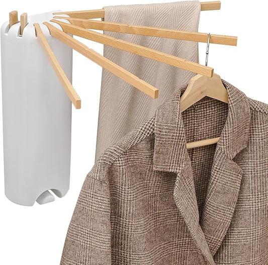 Wall Mounted Clothes Drying Rack Tripod, Foldable Drying Rack, Wall Mounted by RFOUO