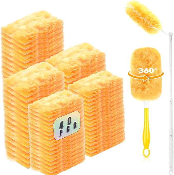 Duster Refills Compatible with Swiffer Duster, 360 Heavy Duty Multi Surface by Hlmsyurx
