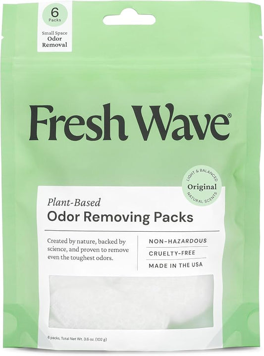 Fresh Wave Odor Eliminating & Deodorizing Packs, Bag of 6 by FreshWave