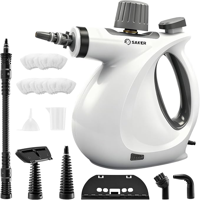 Saker Handheld Steam Cleaner New, Portable Steam Cleaner by Saker
