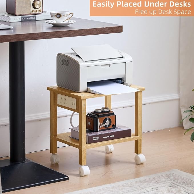 Lerliuo Under Desk Printer Stand - Image 3