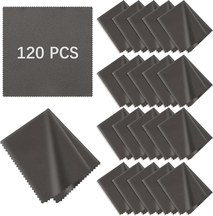 120 Pack Microfiber Cleaning Cloth by lipetol