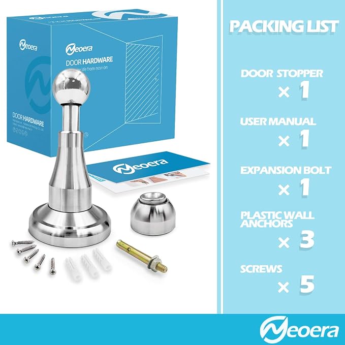 Neoera Magnetic Door Stopper, Updated Hydraulic Shock Absorbent Technology - Image 6