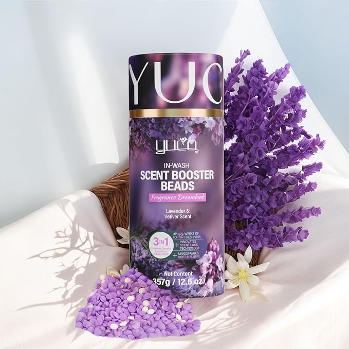 YUCO Scent Beads Laundry Natural, Ultra-Concentrated Two-Color Laundry Beads - Image 7
