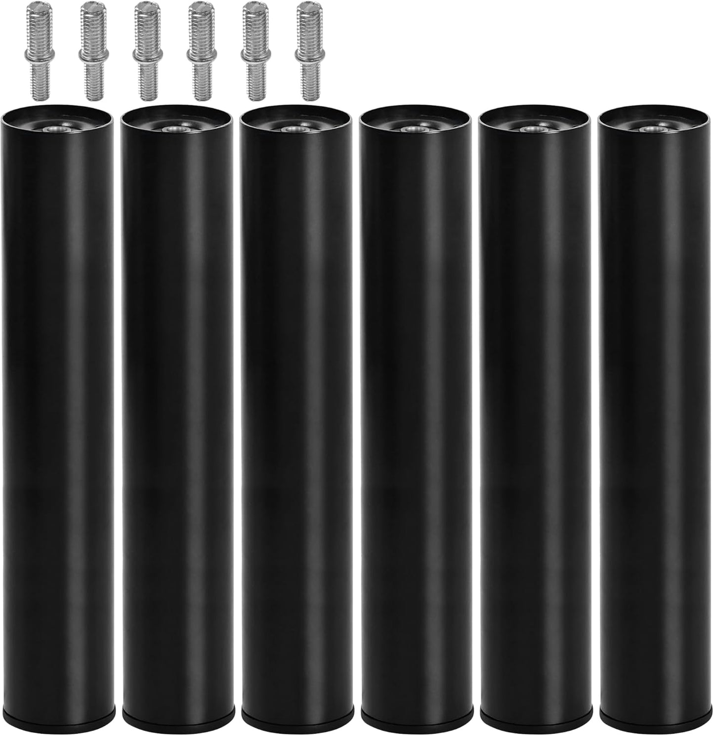 14 inch Metal Bed Legs Replacement for Adjustable Bed Base Frame, Different Threading, Set of 6