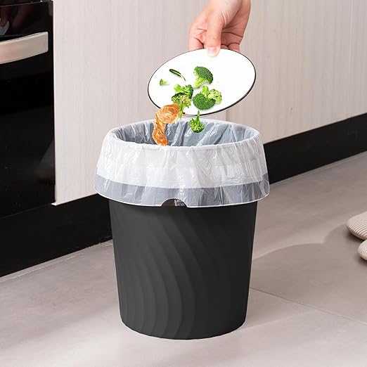 YGJT Small Trash Can, 3 Pack 1.8 Gallons Bathroom Trash Can, Slim Waste Basket - Image 4