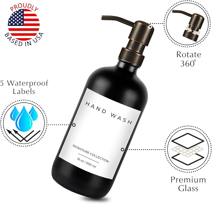 Emerson Soap Dispenser, Dish Soap Dispenser - Image 3