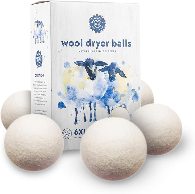 Woolzies Wool Dryer Balls Organic: Our Big Wool Spheres are the Best fabric by WoolziesHomeEssentials
