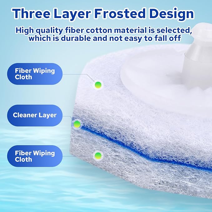 Cecailin® 60pcs Disposable Toilet Brush. Bathroom Cleaning. Disposable Bowl - Image 2