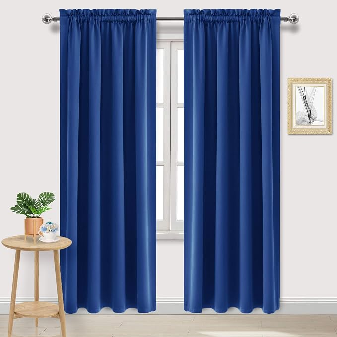 DWCN Blackout Curtains for Bedroom – Rod Pocket Thermal Insulated Noise by DWCN