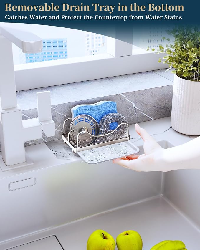Consumest Sponge Holder for Kitchen Sink - Image 4
