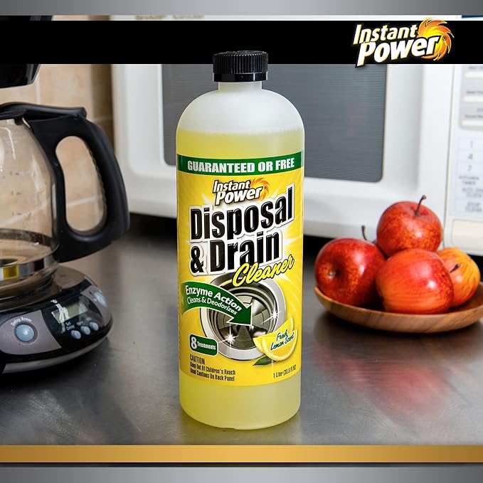 Instant Power Disposal and Drain Cleaner – Liquid Enzyme Clog Remover, Cleans - Image 7