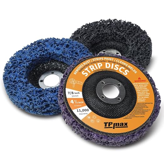 4-1/2" x7/8'' Stripping Discs Rust Remover Wheel Remove Paint and Oxidation by TPmax