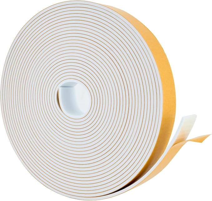 High Density Foam Weather Stripping Door Seal Strip Insulation Tape Roll by DualplexTalvania